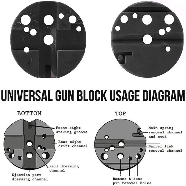 China Glock 17black gun removal tool manufacturers, Glock 17black gun