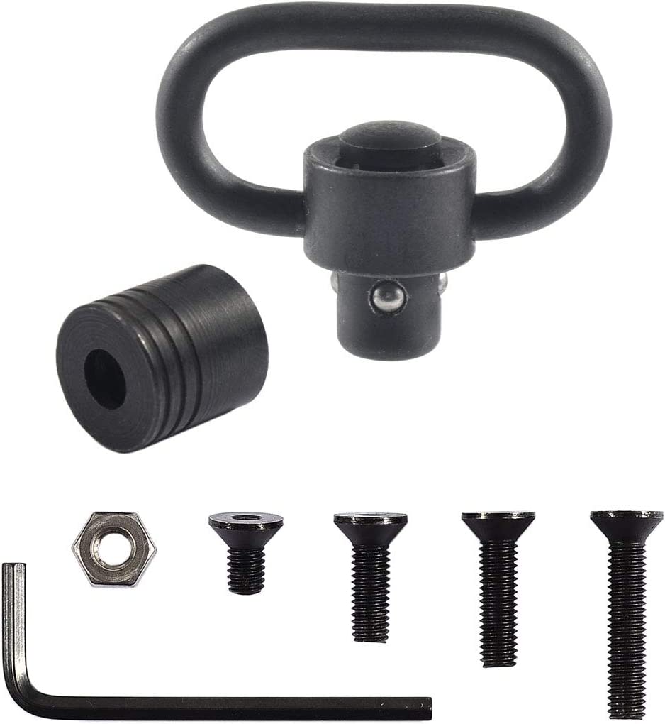QD 1.25 Inch Swivels Mount Quick Detach Loop Base Kit