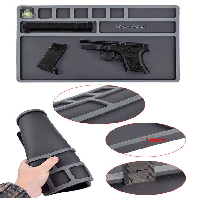 Oil And Water Resistant Chemical Resistant Rubber Gun Wipe Pad Taurus G2c G3 Glock19