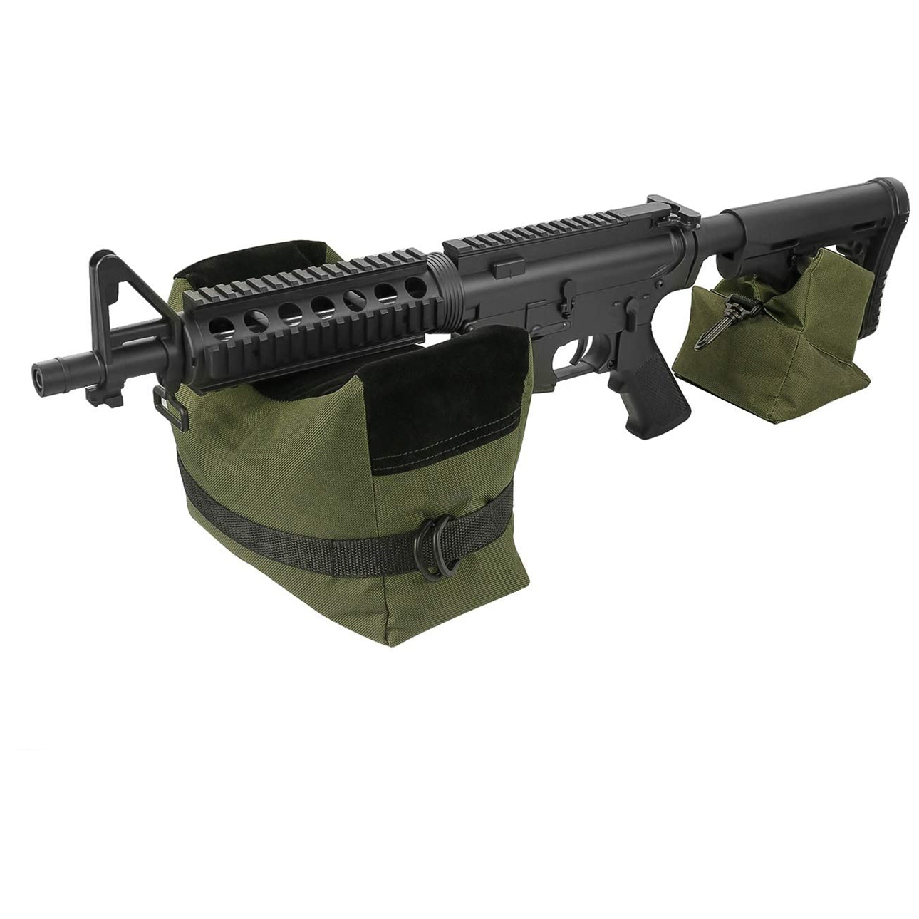 Outdoor Shooting Rest Bags Target Sports Shooting Bench Rest Front & Rear Support SandBag Stand Holders for Gun Rifle Shooting Hunting Photography