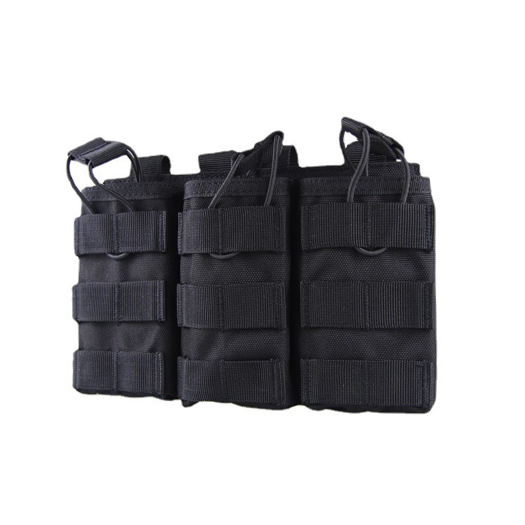Molle Mag Pouch - Open Top Magazine Holder Carrier with Bungee Straps Tactical Pouches